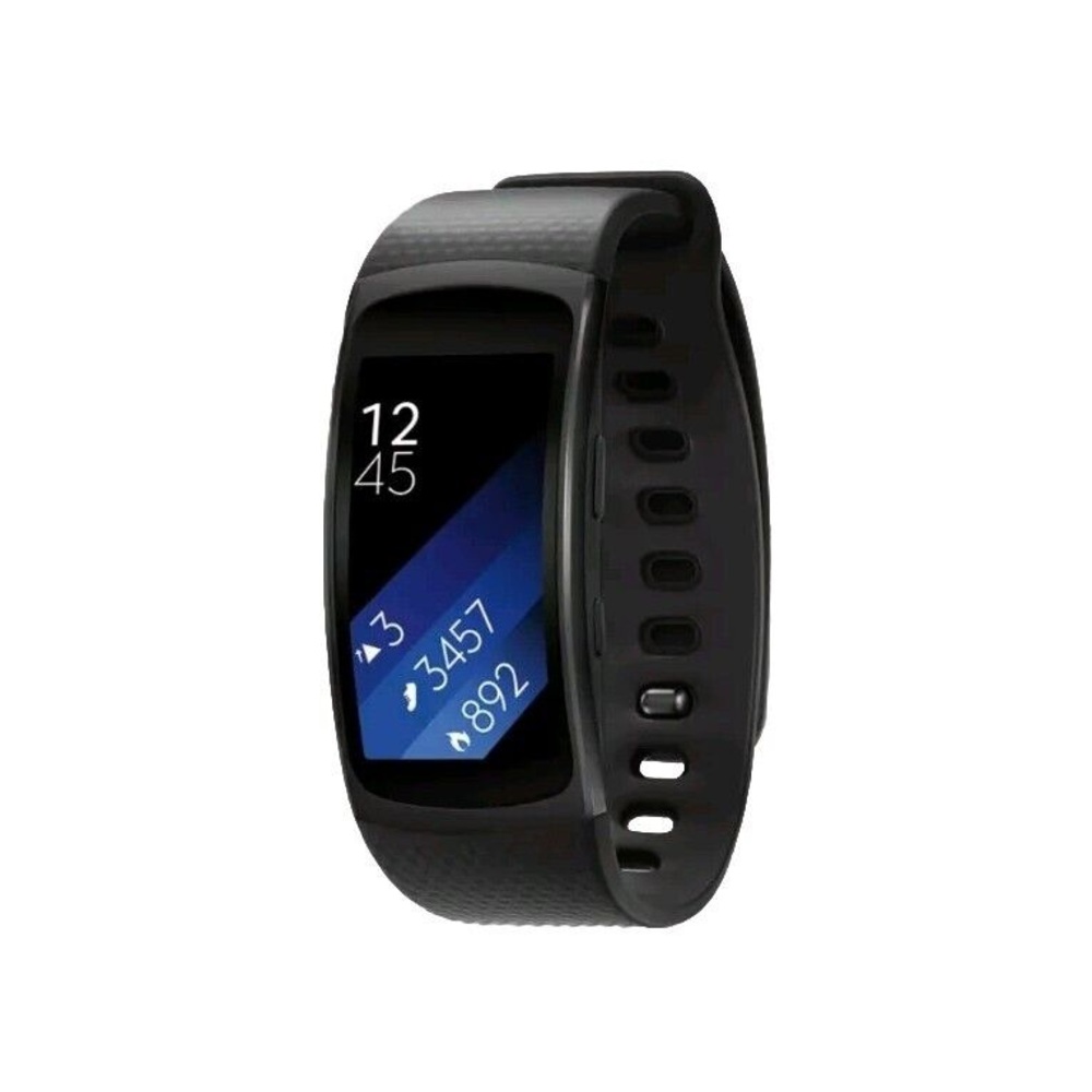 Samsung Gear Fit 2 SM R365 Fitness Watch Black Size Large